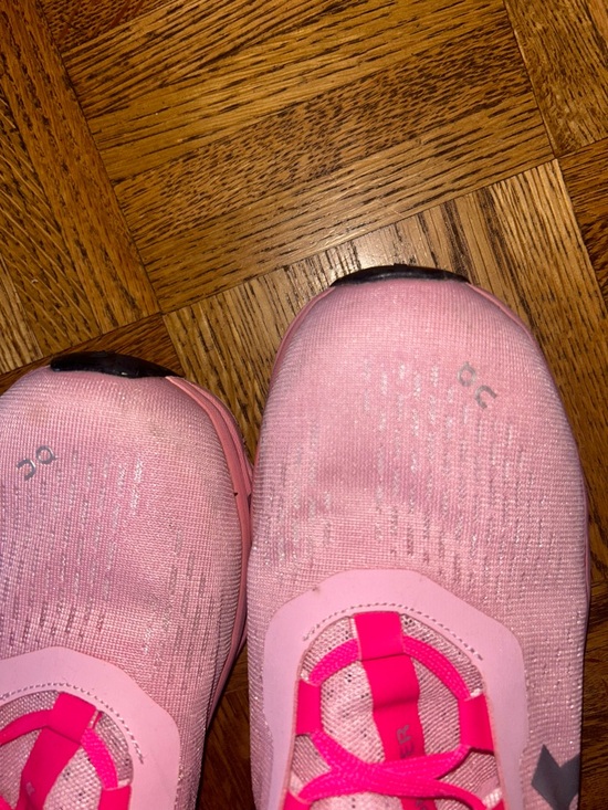 On Running Pink and Hot Pink Women's Sneakers - Picture 5 of 6